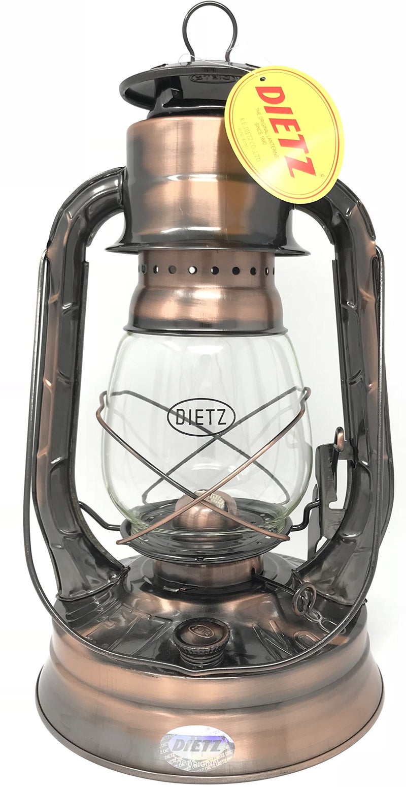 Dietz #8 Bronze Air Pilot Oil Burning Lantern - Image 1